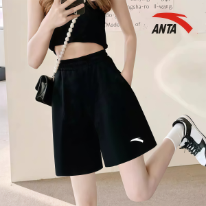 ANTA | Summer New Breathable Running and Fitness Shorts Loose and Comfortable Womens