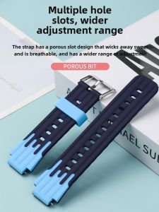 Applicable to Xiaomi Small Search Kids Watch T3 Strap Soft Silicone Sports Breathable and Wearable Waterproof Replace Wristband Xiaomi AI Learning Smart Watch Xpswp001 Non-Original Bracelet Accessories