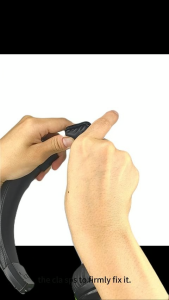 Replacement earpads of Clear com CC300 headphone accessory cushion earmuff earcap headpad memory foam black protein PU lambskin soft comfortable noise reduction and sound insulation suitable for long wearing