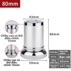 Chân Tủ Kim Loại Điều Chỉnh Được