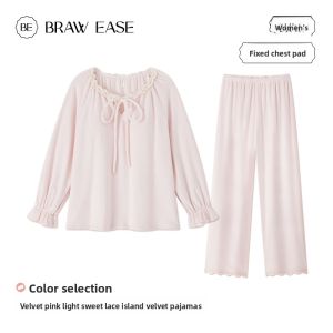 BE | Padded Winter Pajamas Milk Fleece