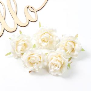 Vườn Hoa Pha Lê Hoa Hồng Giả Phụ Kiện Trang Trí Tóc Thủ Công DIY Hoa Tươi Bằng Vải Lụa Hoa Giả Cho Không Gian Nhà