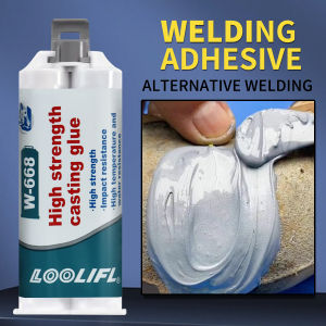50g casting glue AB adhesive high temperature 300 ℃ 5 minutes fast-setting type metal ceramic plastic three engine parts repair tools waterproof and rust-proof industrial-grade