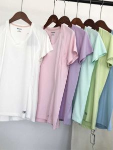 Slim Fit Sporty Short Sleeve T-Shirt Womens Summer Mesh Breathable Quick Dry Running Fitness Yoga V-neck Thin Style Training