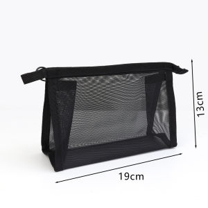 【♡Lovely girls house♡】กระเป๋าเก็บอุปกรณ์จัดระเบียบของในห้องน้ำกระเป๋าเครื่องสำอางค์กระเป๋าใส่ของเดินทางตาข่ายโพลีเอสเตอร์