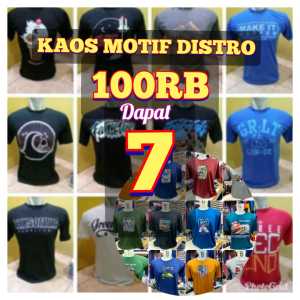 PAKET DPT ( 7 ) KAOS DEWASA BISA UNTUK PRIA DAN WANITA