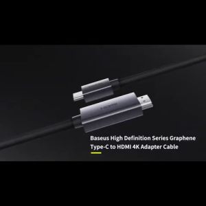 Cáp Chuyển USB Type C Sang HDMI Siêu Nét Baseus High Definition Series Graphene Cho Smartphone/ Tablet/ Macbook/Laptop