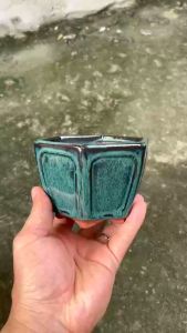 Chậu mini lục giác trồng sen đá xương rồng bonsai trang trí không gian