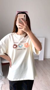 Oversized / Kaos Oversized Wanita - DONUT WORRY - NAOTEE KAOS