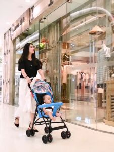 [SG SELLER][Non Reclining Seat]🔥Ready Stock🔥Brand New Foldable Lightweight Umbrella Baby Stroller (Black)