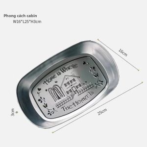Khay Đựng Thức Ăn Cắm Trại Bằng Thép Không Gỉ Bền Chống Gỉ Đạt Tiêu Chuẩn Thực Phẩm Dùng Cho Dã Ngoại Đi Bộ Đường Dài Nướng BBQ Du Lịch