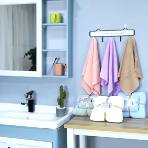 coral velvet face towel 30*60cm Solid color coral velvet towel is soft and comfortable absorbent coral velvet towel