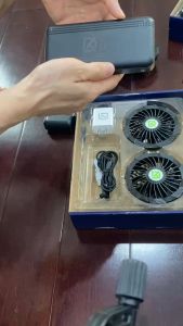 [Quạt Rời Dây Nối] bộ 2 quạt Áo Điều Hoà nhật bản 12v  Chính Hãng Nhật Bản BH 6 THÁNG