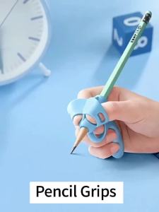 Bộ 4 Dụng Cụ Chỉnh Sửa Tư Thế Cầm Bút Bằng Cao Su Mềm Hỗ Trợ Sửa Lỗi Viết Tay Cải Thiện Trải Nghiệm Viết