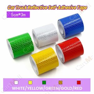 Motorcycle Reflectorize Tape Car Warning Safety 5cm Wide Decoration Stickers Car Reflection Tape Film
