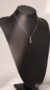 Necklace Display Stand Jewelry Chain Bust Display Holder Counter Necklace Bust Mannequin Stand