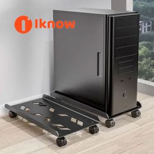 I know Adjustable CPU Roller Stand with Wheels for Computer PC Case Height Increase Storage Rack
