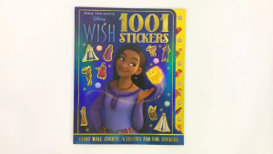 Disney Wish 1001 Stickers Book With Activities Colouring Giant Wall & Foil Stickers For Kids