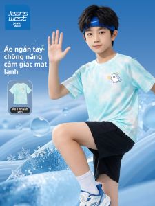 Jeanswest | Áo Thun Tay Ngắn Cho Bé Trai Chống Nắng Cảm Giác Mát Lạnh