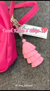 TASSEL 4 SUSUN KATUN PREMIUM AKSESORIS TAS (1 PCS)