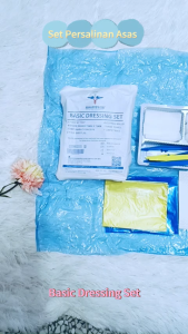 [HOSPITECH] Basic Dressing / Suture Set with 2 forceps Wound Cleaning First Aid