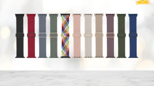 Stretchy Breathable Nylon Sport Strap Metal Buckle for Apple Watch Ultra / Series 11 10 9 8 7 6 SE iWatch Bands All Series 38–49mm