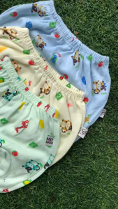 Arkan Baby - [4 PCS] Celana Pop Bayi Motif Sapi Size (SM)