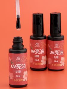 Chiaoli DIY UV Gloss Kealant Phim Thu Nhỏ Dầu Kealant Đất Sét Xuyên Thấu Chịu Mài Mòn Chống Trầy Xước Kết Thúc Độ Bóng Cao