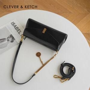 Clever&Ketch Luxury Chain Bread Bag Womens Crossbody Shoulder Bag French Style Underarm Bag Fashionable Daily Accessory