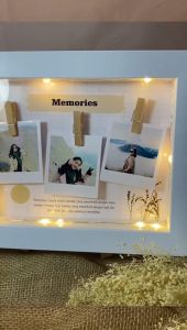 1520002 Frame 3d foto 3/ frame 15x20/ kado anniversarry/ ulang tahun/ wedding/ kenangan/ bingkai foto Kerangka Foto Rustic Bingkai Kenangan Kado Anniversarry - Lazada