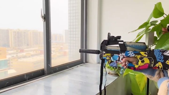 Electric Gel Blaster P90 Shooting Toy for Outdoor Activities (Assorted Color)