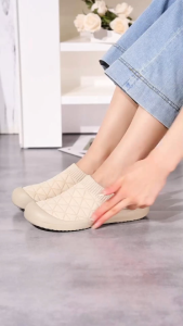 Sepatu Slip ON Wanita Korea Trendy dan Casual - 258 Sneakers Sport Wanita