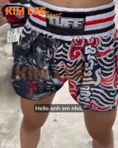 Quần TUFF Muay Thai "Waves of Bushido Elegance" QMTUFF - 001 chính hãng Thái Lan