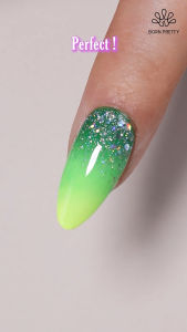 BORN PRETTY 10ML Green Series Gel Nail Art Polish Blue Green DIY Soak Off UV Gel Varnish UV LED Semi Permanent Gel Polish