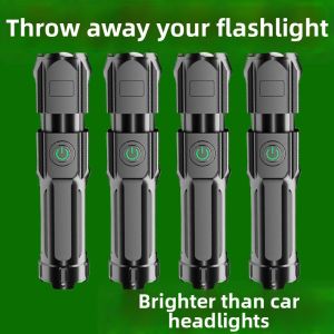 Ultra-bright Laser Light Emergency Flashlight