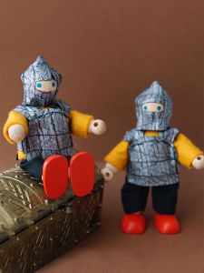 Articulated Puppet Warrior Castle Knight Figure