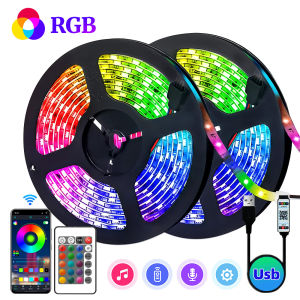 LED Strip Lights RGB 3535 5V 1M-30M16 million colors RGB  Led Strip Lighting Music Sync Color Changing for Party Home
