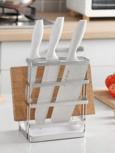 onlycook | Kitchen Knife and Chopping Board Storage Rack