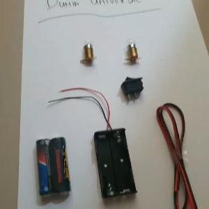PAKET KOMPONEN PRAKTEK ANAK SEKOLAH LAMPU SERI PARALEL / PAKET RANGKAIAN LISTRIK LAMPU SERI PARALEL ANAK SEKOLAH