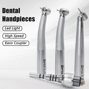 Dental Air Turbine LED Fiber Optic Compatible With KV 6 hole For Dentist Clinical Handpiece Dentistry Tool