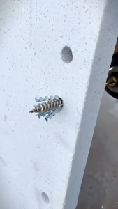 「COD」100 Sets M6/M8 metal expansion screws concrete drywall metal wall plug self-tapping fixing scr