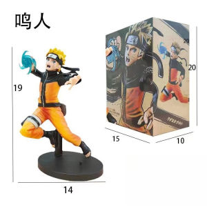 Bandai | Naruto anime character Naruto Uzumaki Sasuke Uchiha Hatake Kakashi PVC action doll model doll desktop decoration gift one piece
