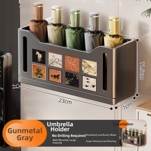 evesigar | Magnetic Adsorption Umbrella Holder