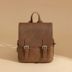 PINMU | Versatile Large Capacity Soft Leather Backpack