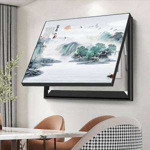 Hole-free Distribution Box Concealing Decorative Picture