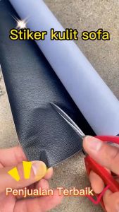 100*137cm Kulit Bangku Sofa Tempel Perekat Penambal Repairing Jok Kulit Sofa Dah Ada Lem Nya 1 Roll Ukuran COD