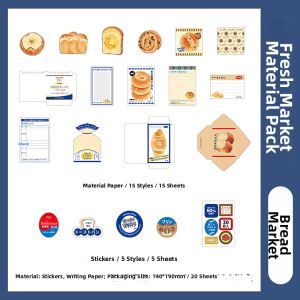 Retro Style Handmade Stickers