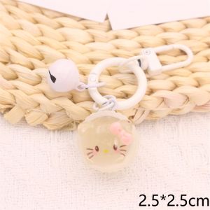 3D Cartoon Fat Cushion Keychain Bag Car Keyring Resin Material Creative Gift Keychain Type Cartoon Series Weight 17g