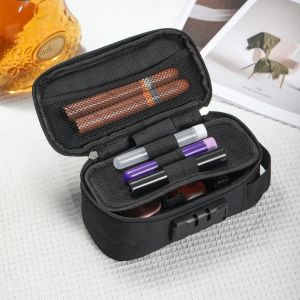 กระเป๋าใส่ไปป์กันกลิ่นพร้อมกุญแจรหัส สำหรับพกพาเดินทาง ของขวัญ