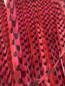 Red Feathers Headwear Opera Beijing Opera Quan Yu Opera Plum Blossom Womens Ancient Costume Dance Drama Chicken Feather Feathers